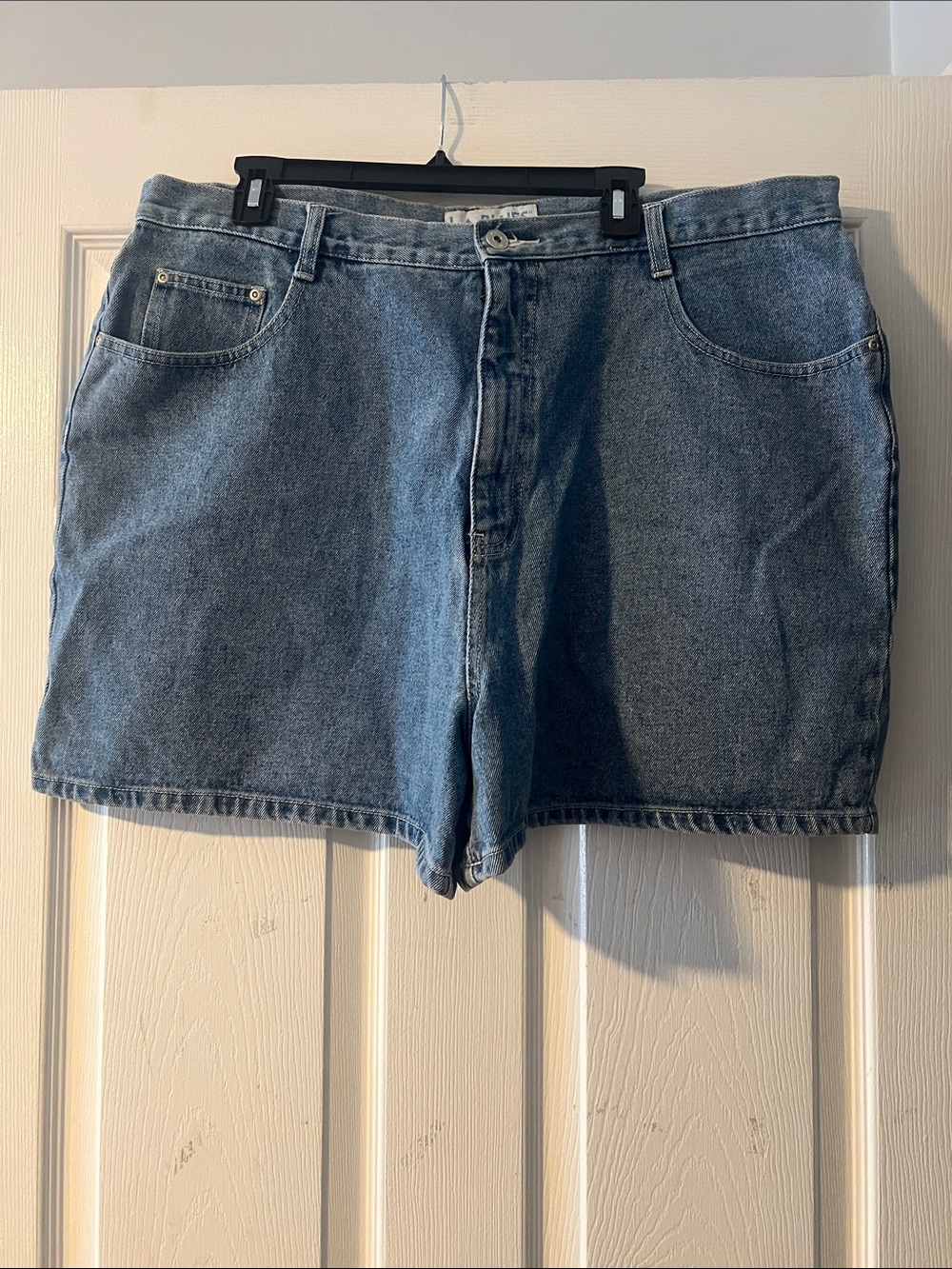 L.A. Blues High-Waist Denim Shorts - Medium Blue